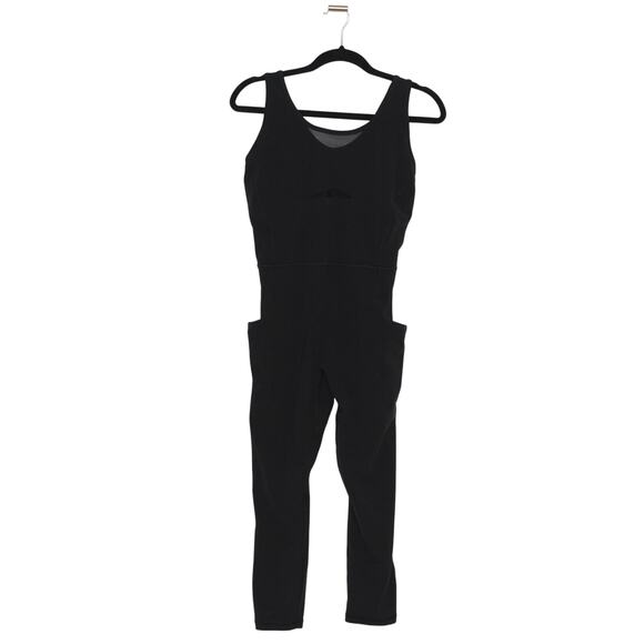 Athleta Salutation Mesh 7/8 Bodysuit Black Size Large - Picture 4 of 12